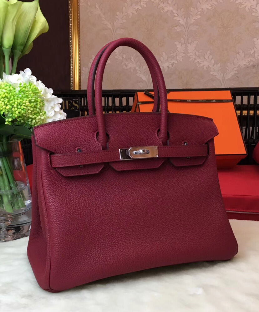 Hermes Birkin 30 Togo Leather Mauve