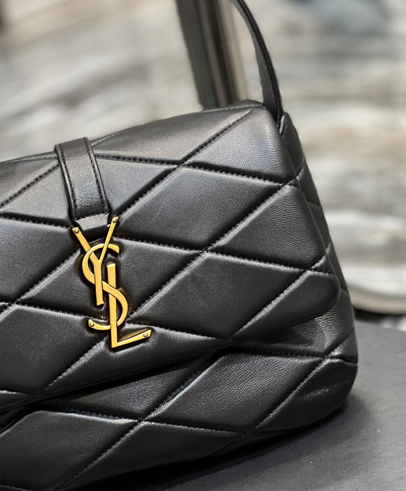 Saint Laurent Le 57 Shoulder Bag In Quilted Lambskin 698567 Black