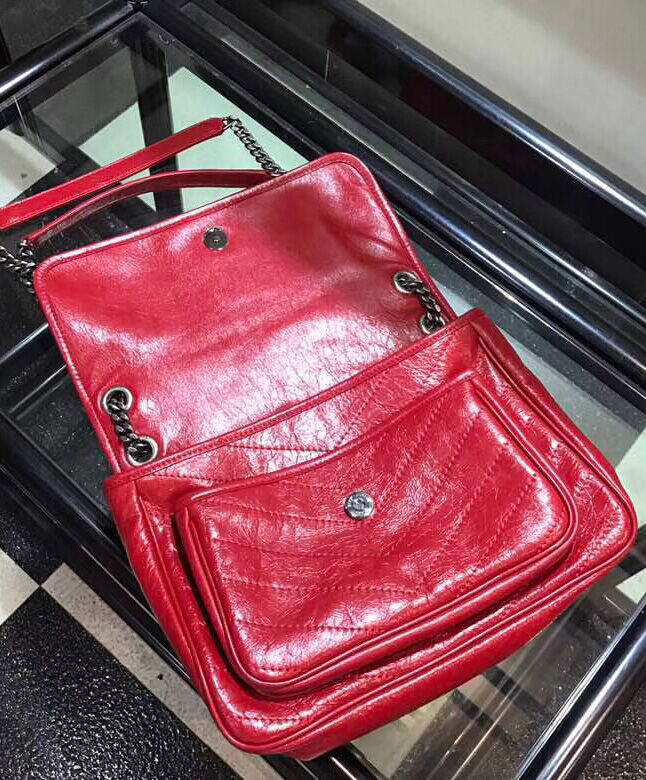Saint Laurent Medium Niki Chain Bag 498894 Red