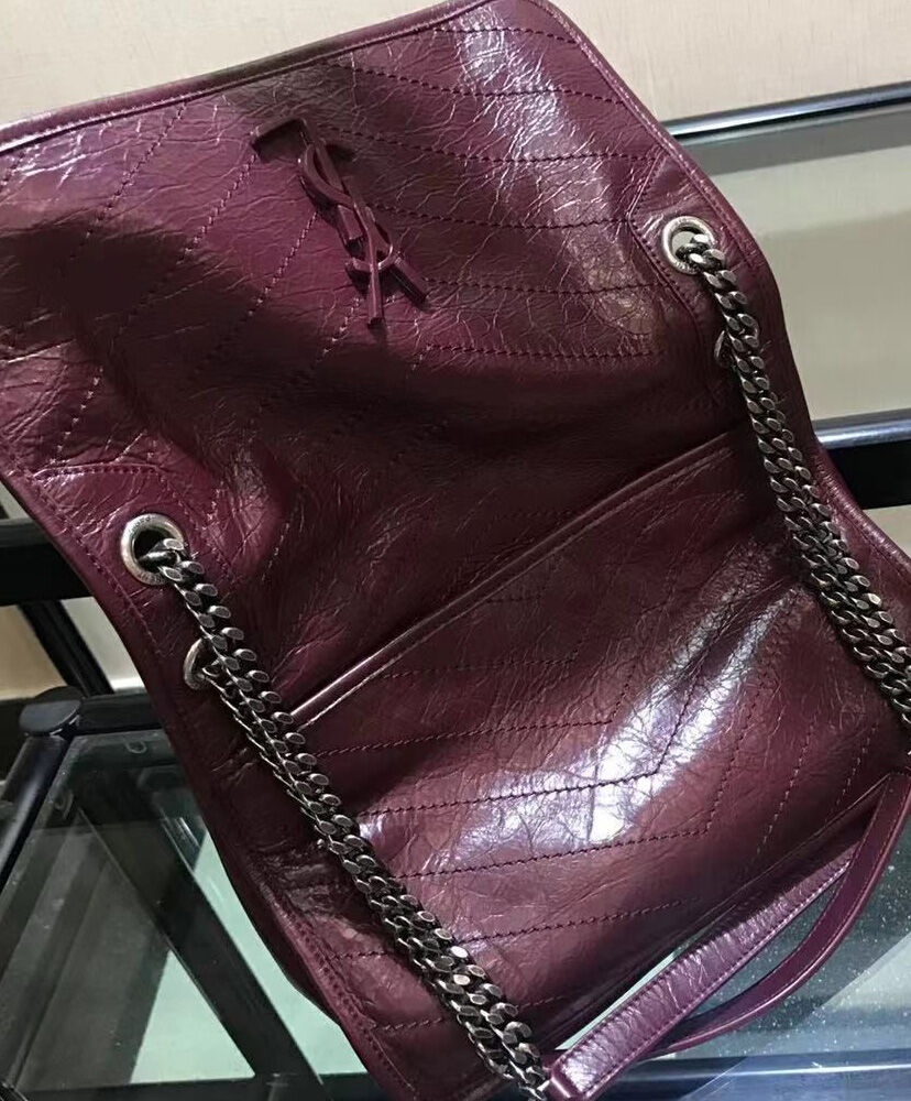 Saint Laurent Medium Niki Chain Bag 498894 Mauve