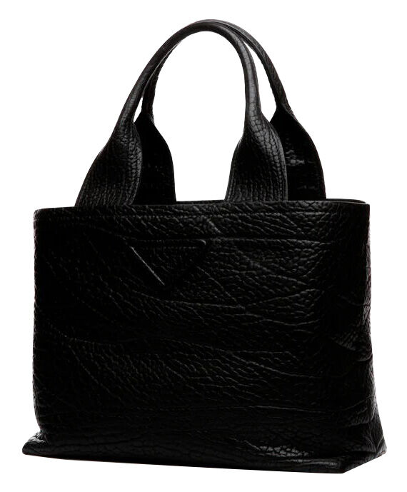 Prada Leather Shopping Bag 1BG440 Black