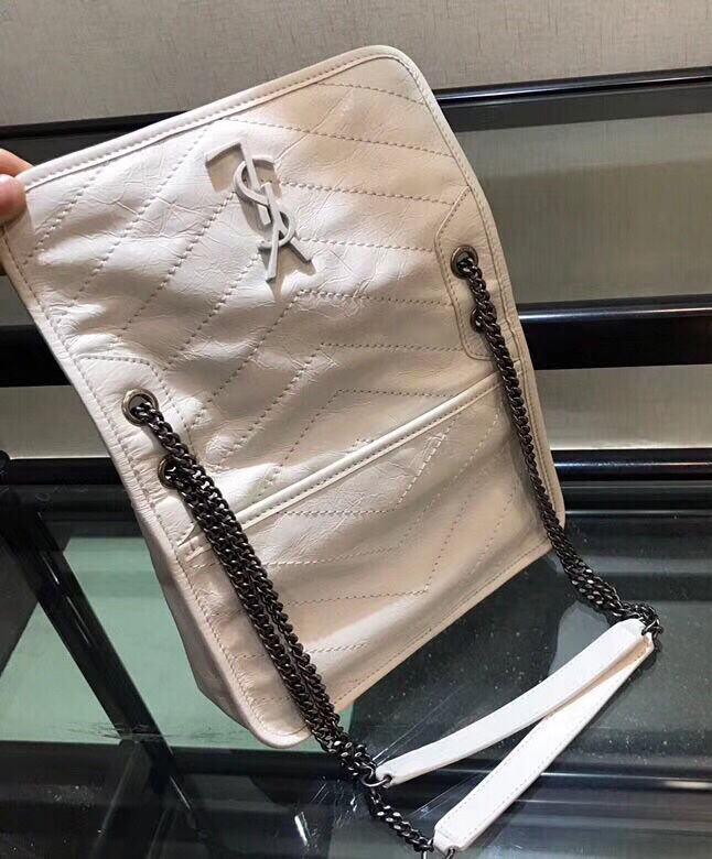 Saint Laurent Baby Niki Chain Bag 5330370 White