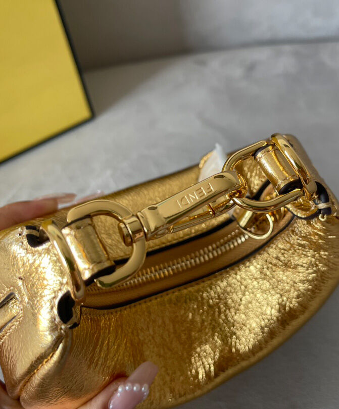 Fendi Nano Fendigraphy Golden