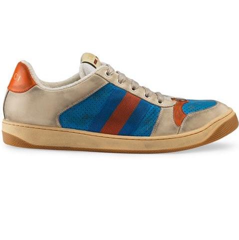 GUCCI SCREENER LEATHER SNEAKER   GC54