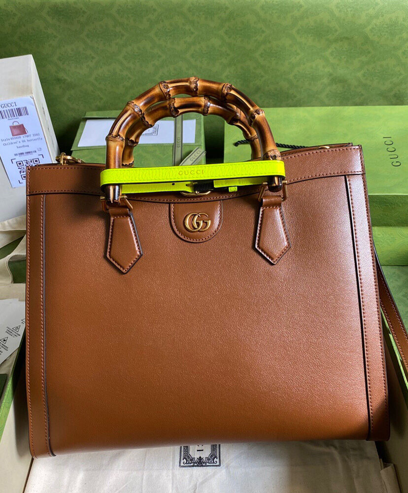 Gucci Diana Medium Tote Bag 655658 Black