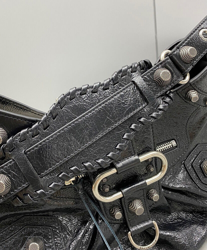 Balenciaga Le Cagole Medium Shoulder Bag Black