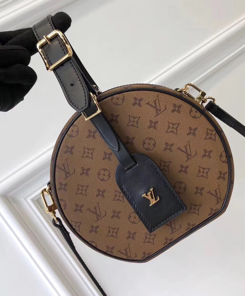 Louis Vuitton Petite Boite Chapeau M43510 Apricot