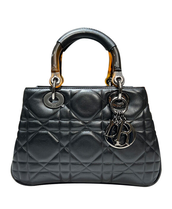 Christian Dior Small Lady 95.22 Bag Black