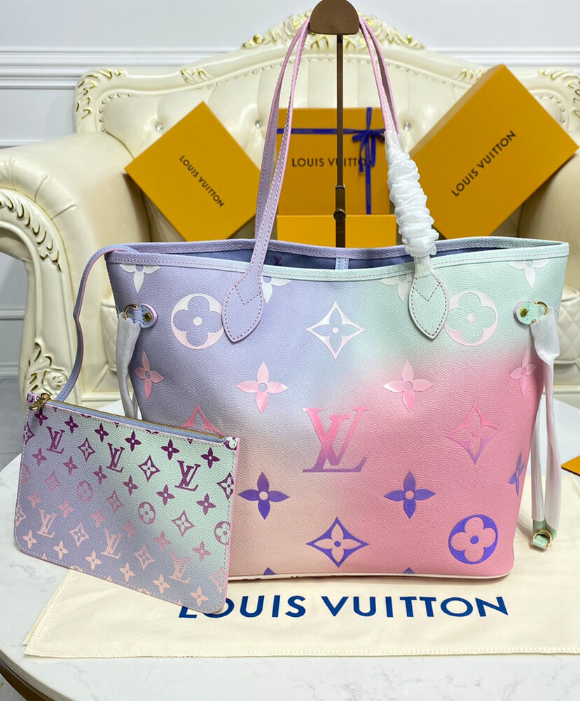 Louis Vuitton Neverfull Mm Tote Bag Pink