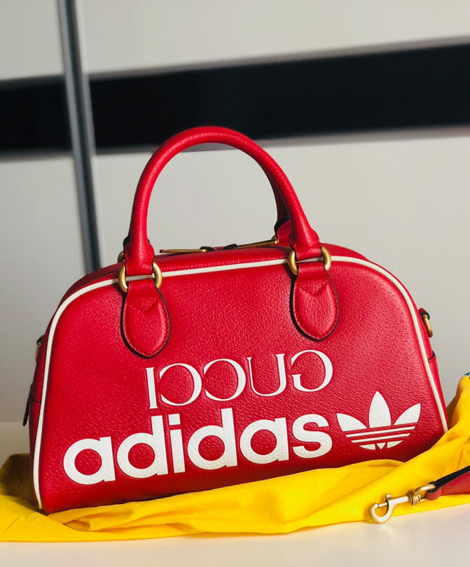Gucci x adidas Mini Duffle Bag 702397 Red