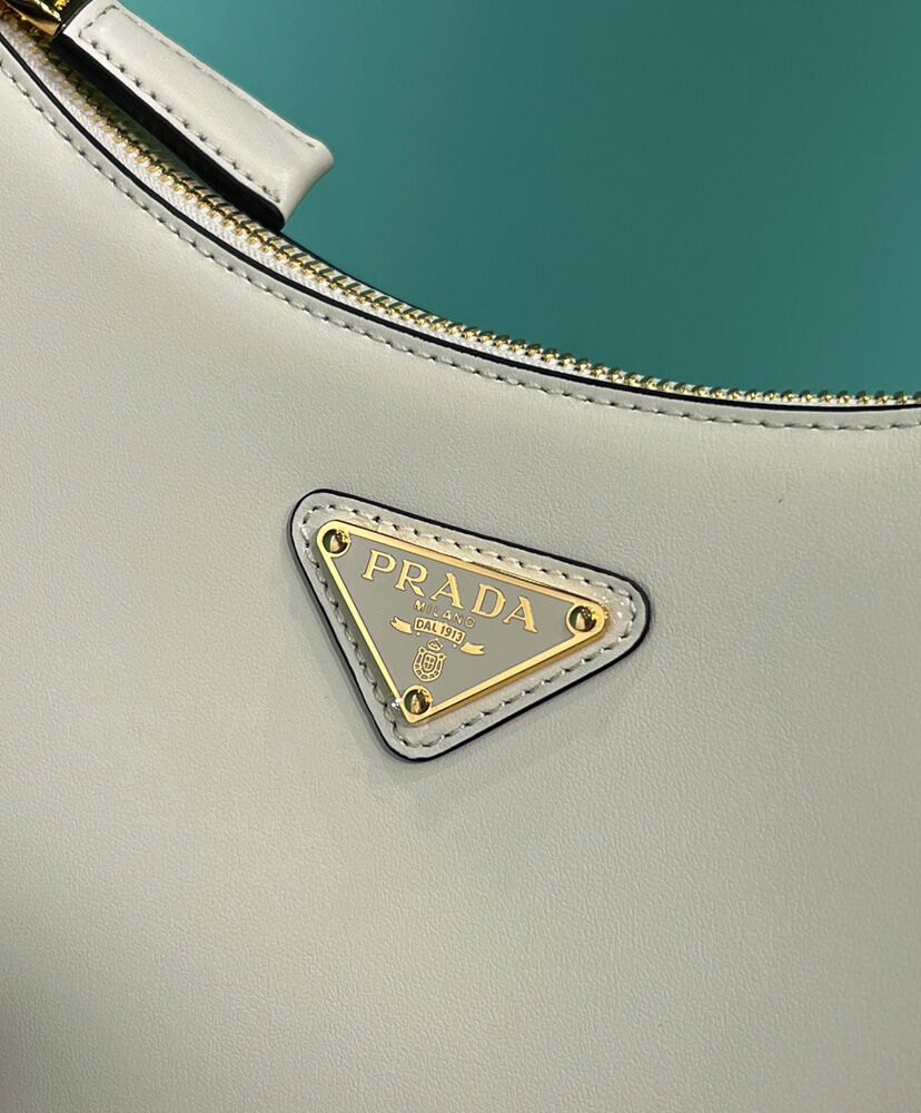 Prada Leather Shoulder Bag 1BC194 Cream