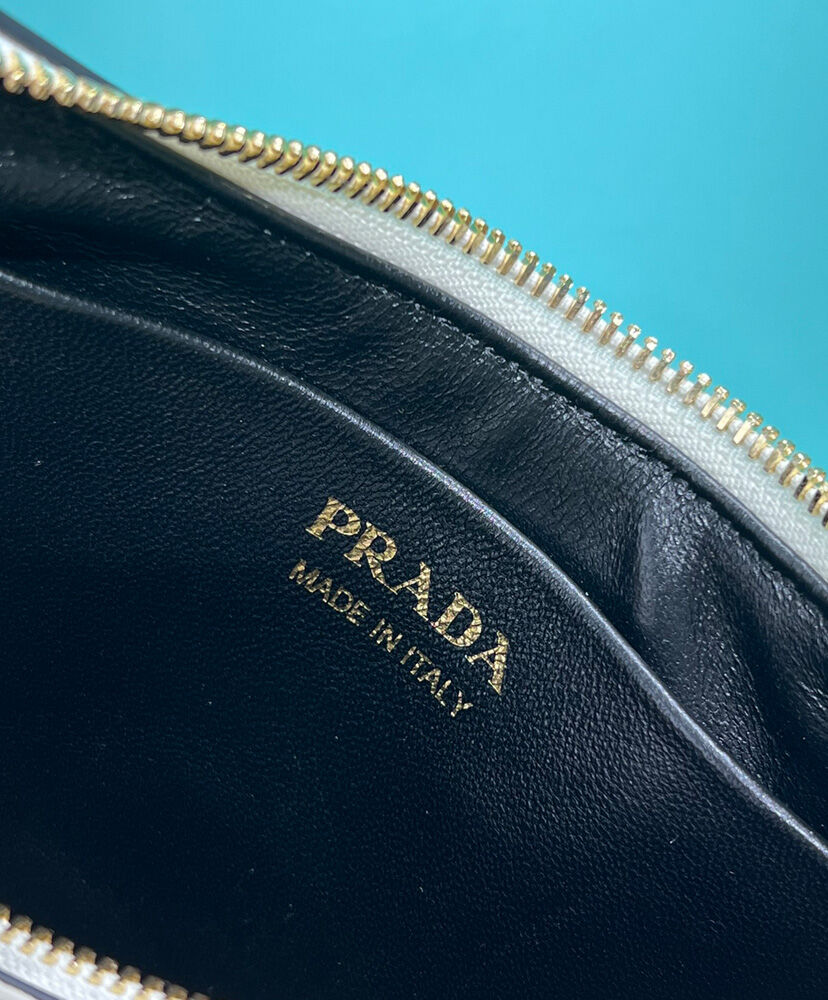 Prada Leather Shoulder Bag 1BC194 Cream
