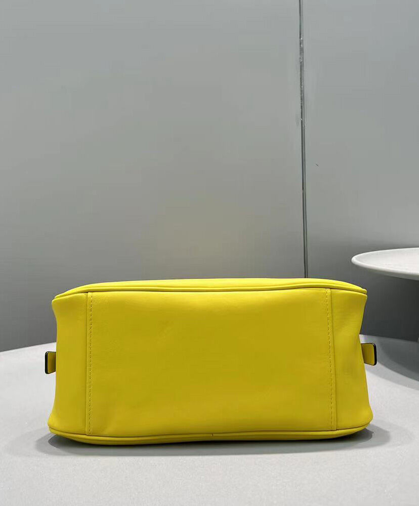 Prada Leather Prada Triangle Bag Yellow