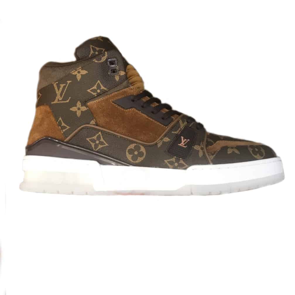 LOUIS VUITTON HIGH TOP TRAINER SNEAKER   LV101