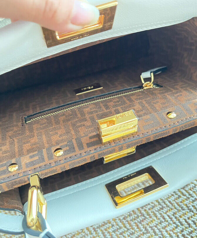 Fendi Peekaboo Mini 8BN244 White