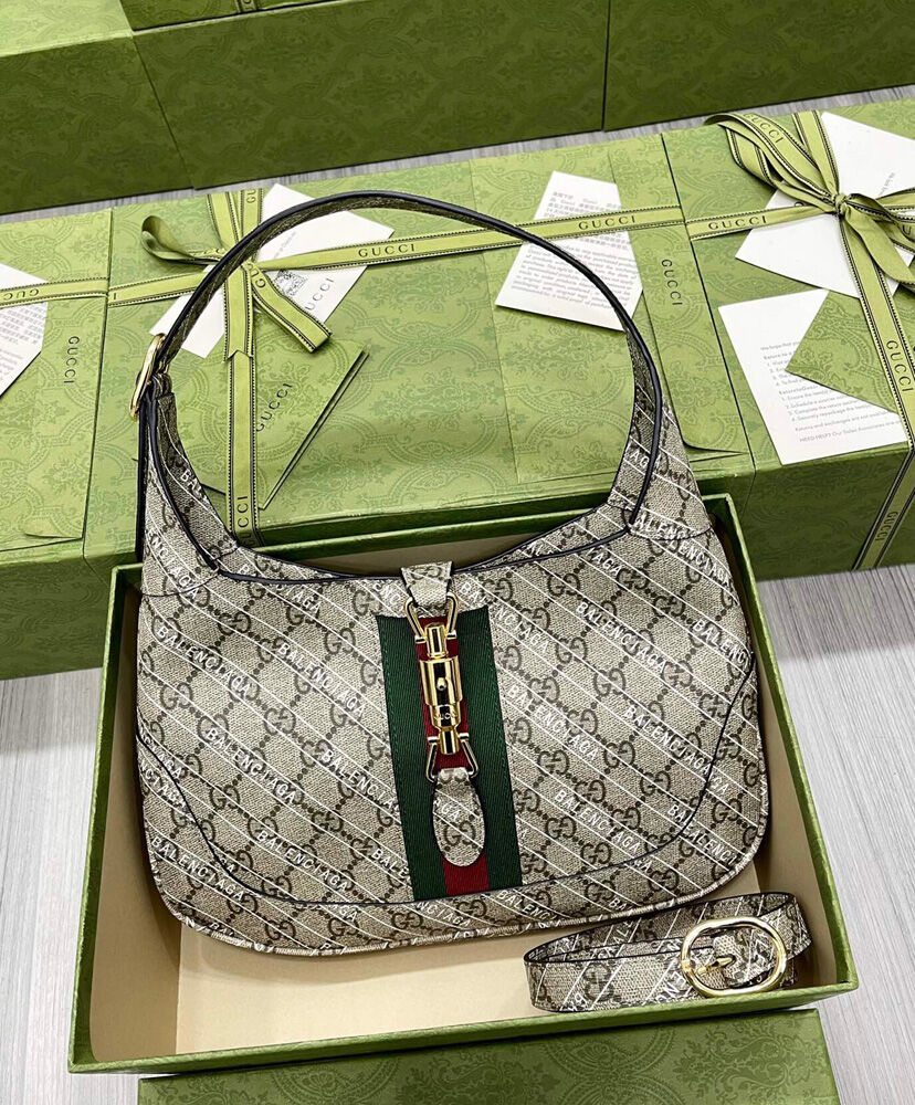 Gucci The Hacker Project Small Jackie 1961 Bag 636706 Coffee