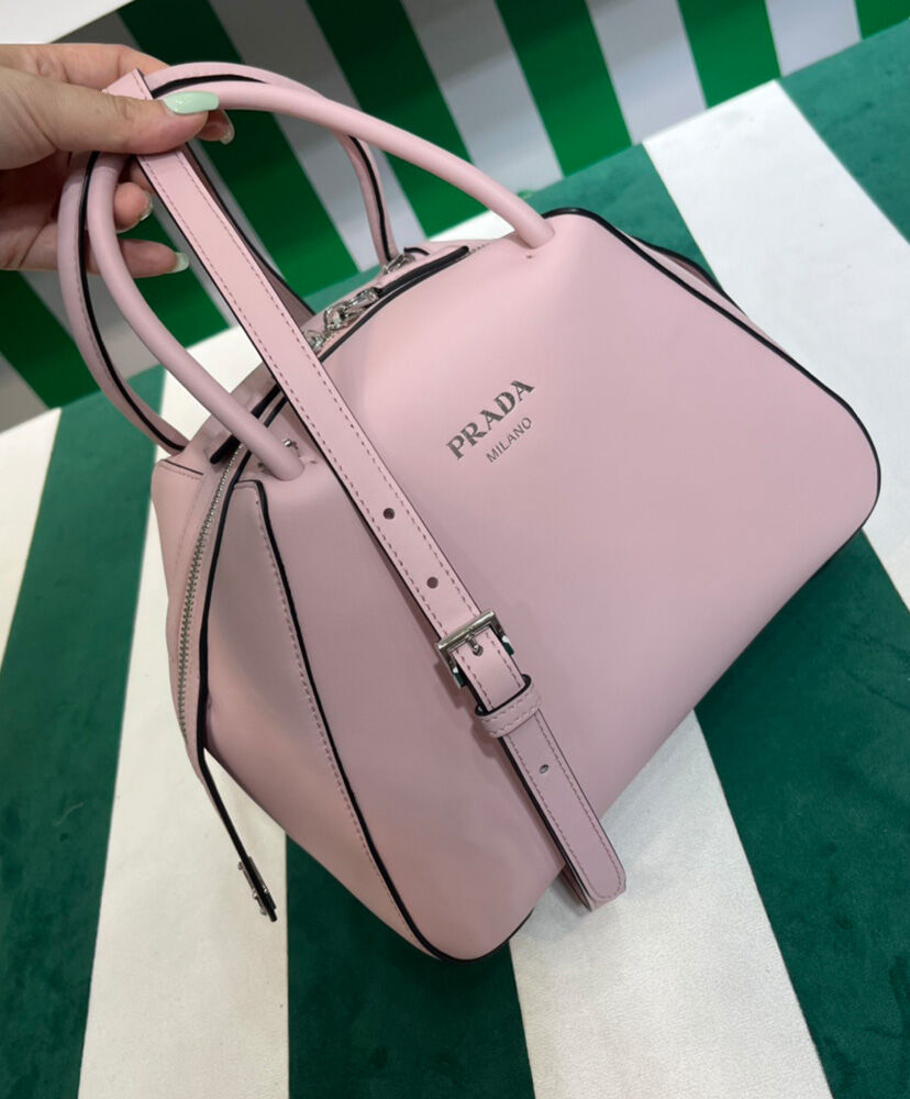 Prada Small Leather Prada Supernova Handbag 1BA366 Pink