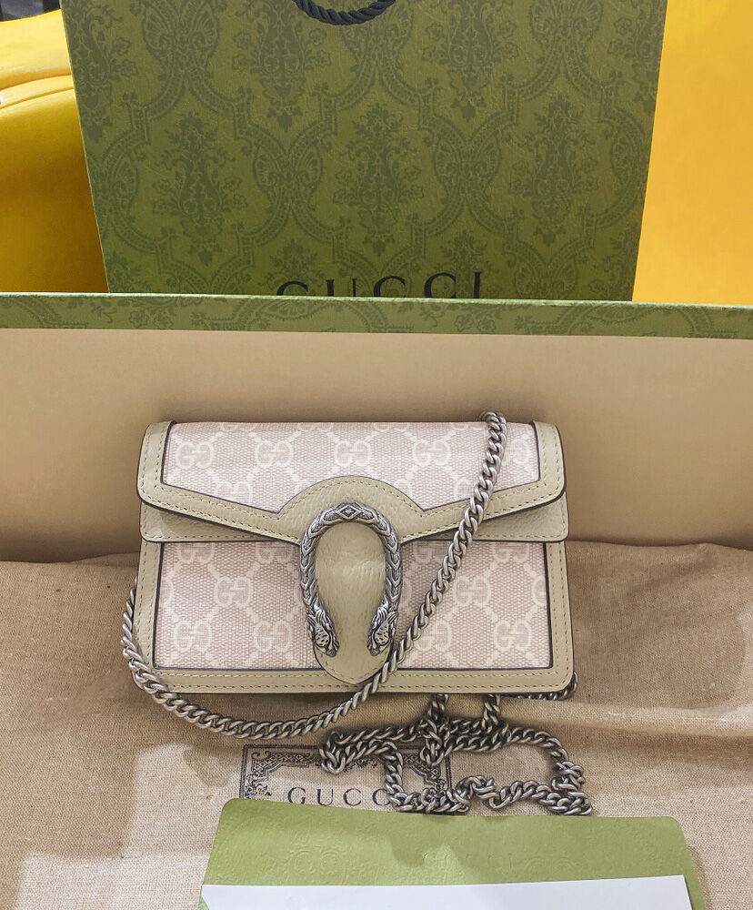 Gucci Dionysus GG Super Mini Bag Cream