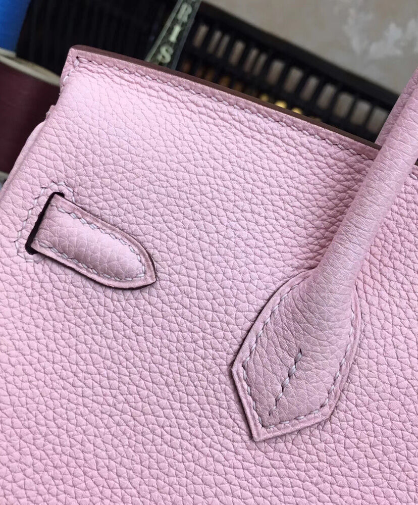Hermes Birkin 25 Togo Leather Peachblow