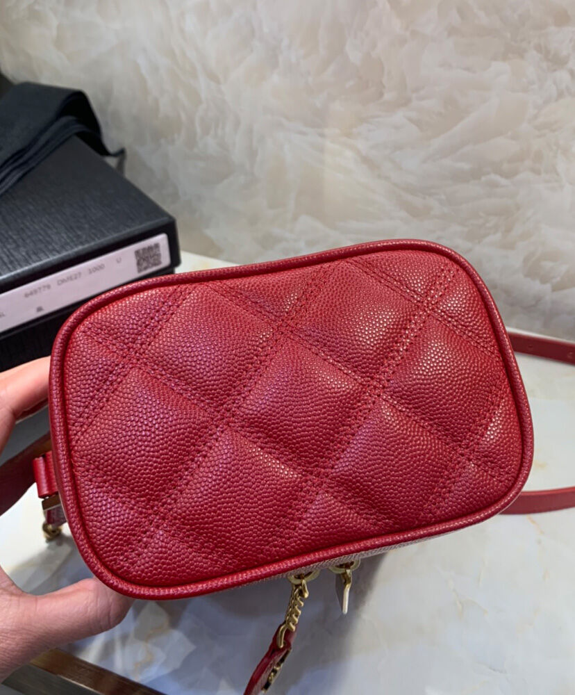 Saint Laurent 80 s Vanity Bag 649779 Red