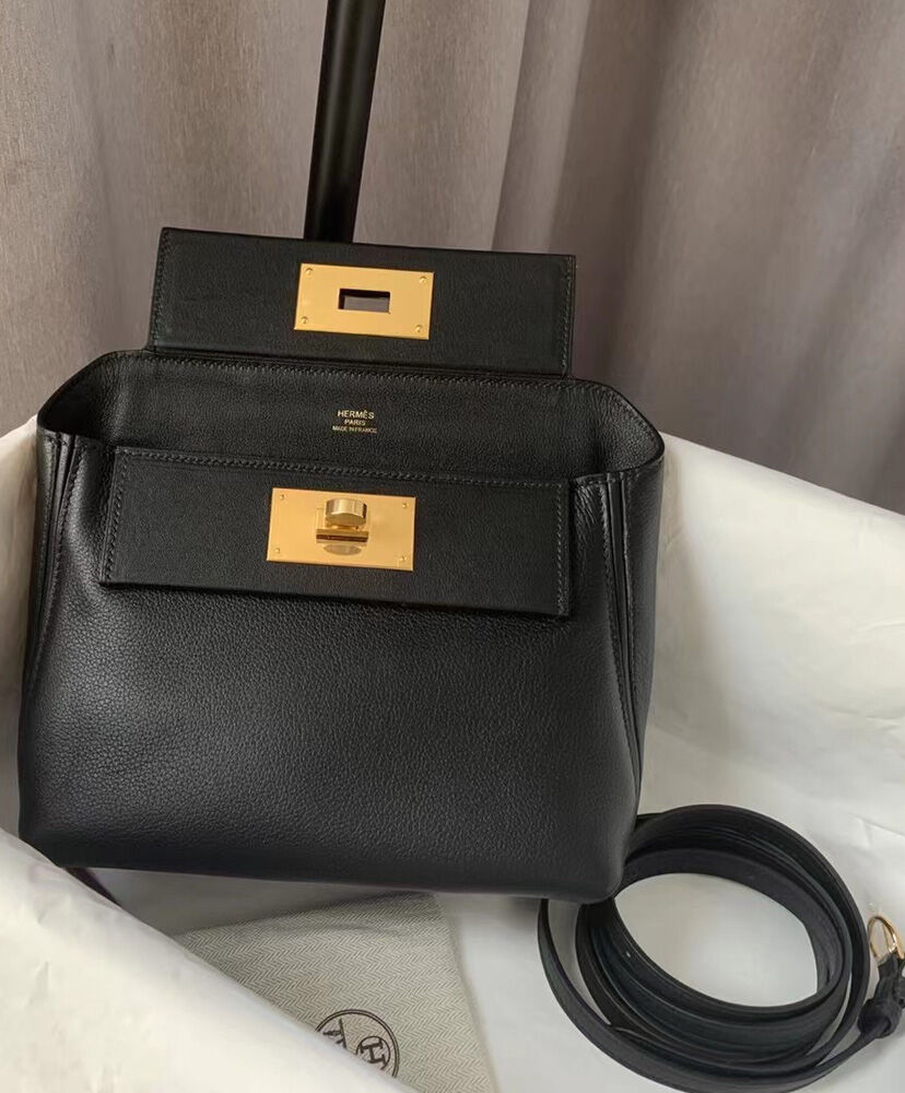 Hermes 24/24 21 Bag Black