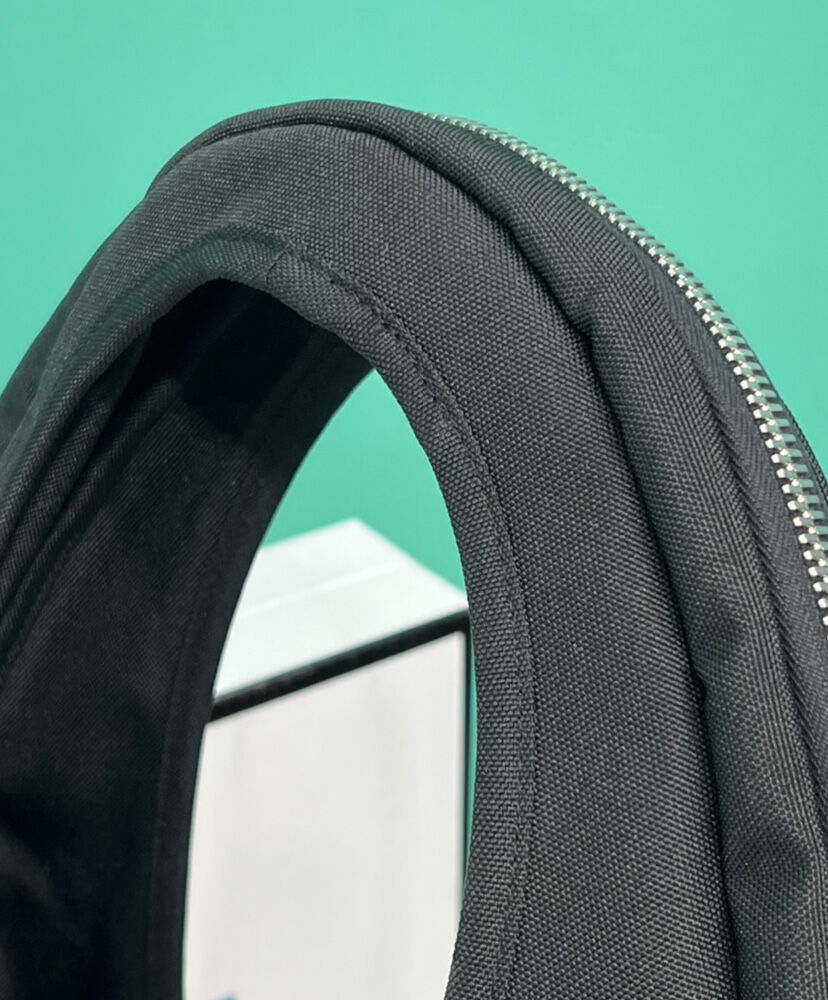 Prada Canvas Hobo Bag 2VY005 Black