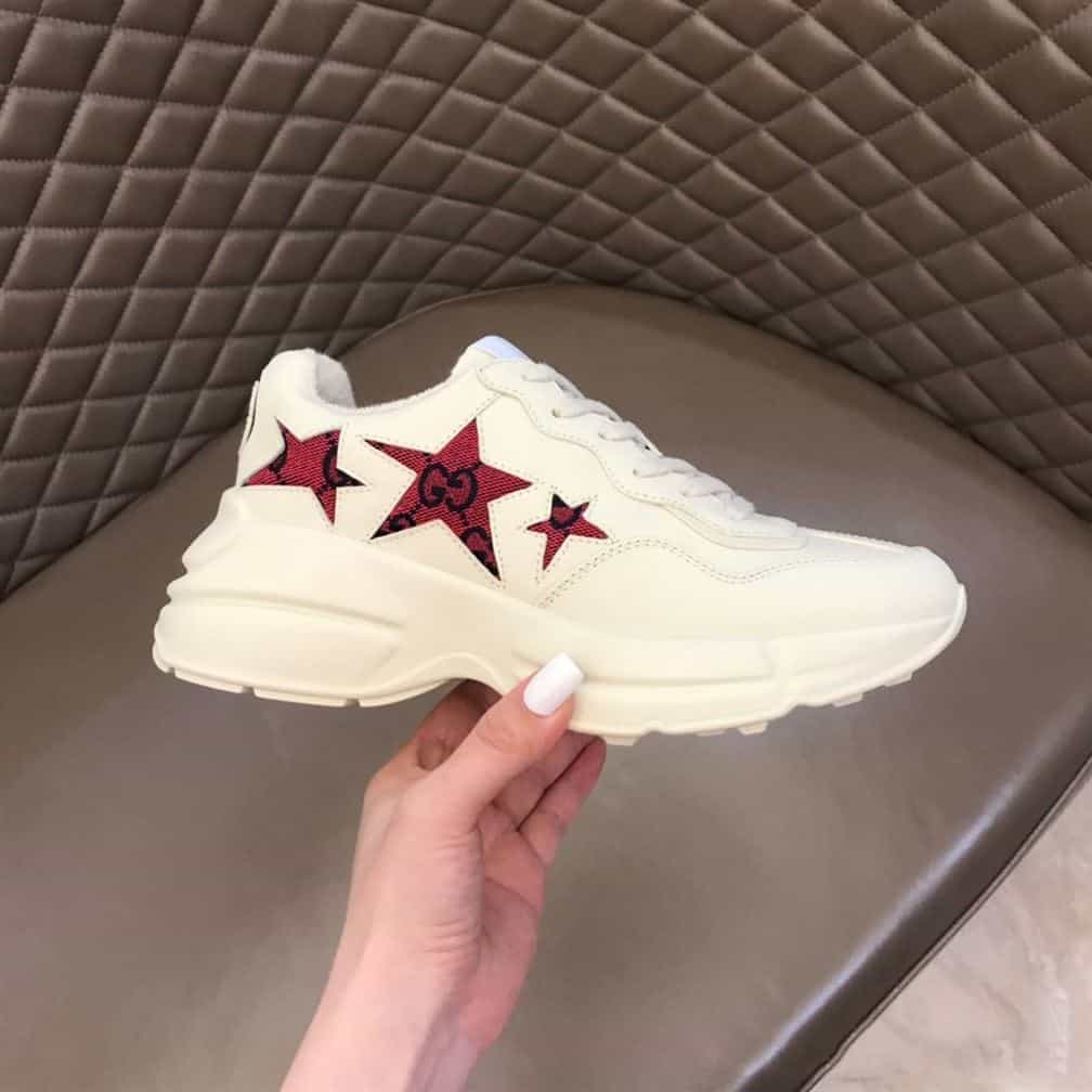 GUCCI RHYTON SNEAKERS WITH STAR   GC060