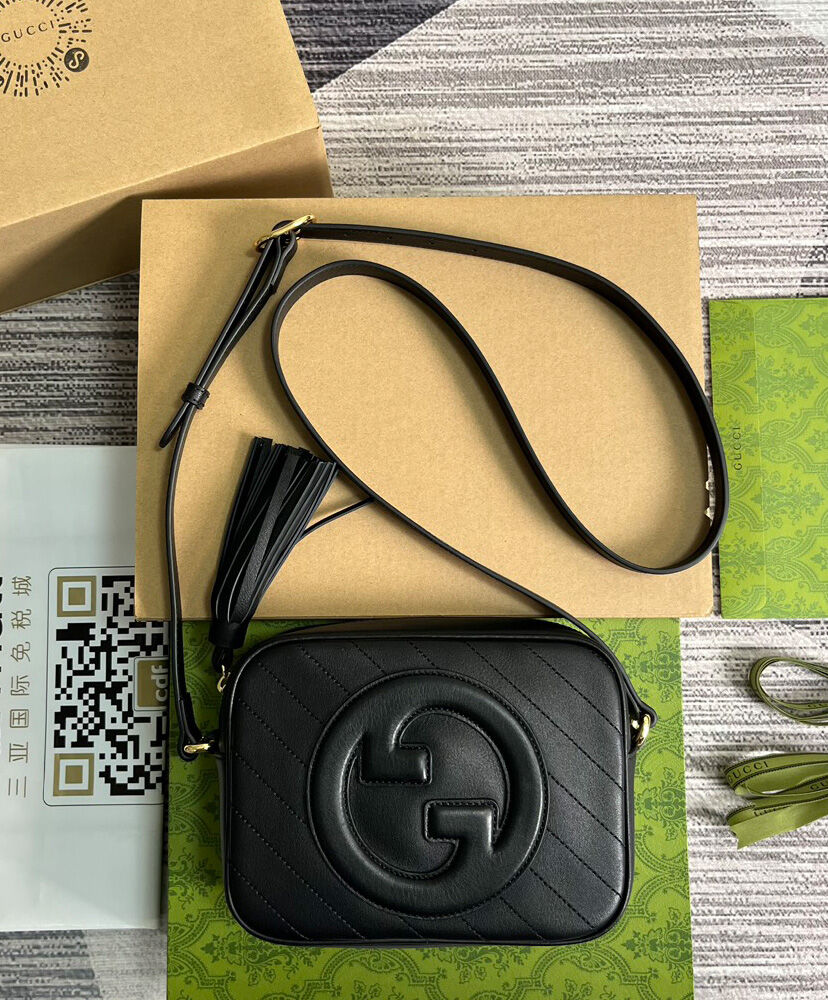 Gucci Blondie Small Shoulder Bag 742360 Black