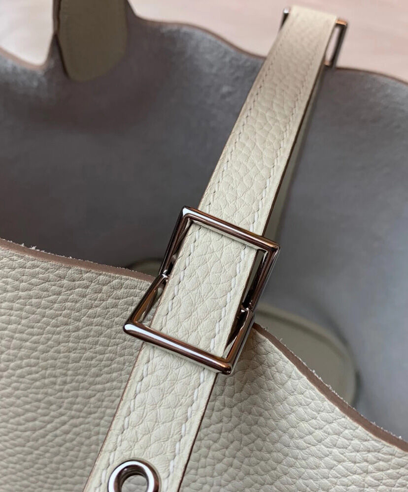 Hermes Picotin Lock Bag 22cm Cream