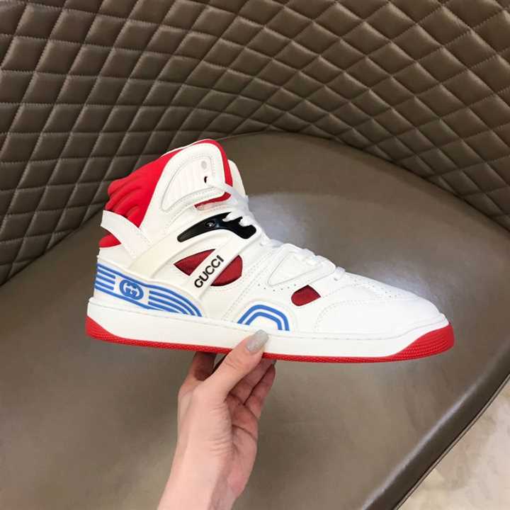 GUCCI BASKET SNEAKERS WHITE DEMETRA   GC068