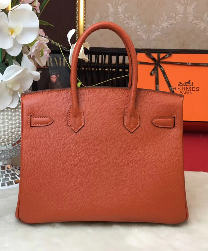 Hermes Birkin 30 Epsom Leather Orange