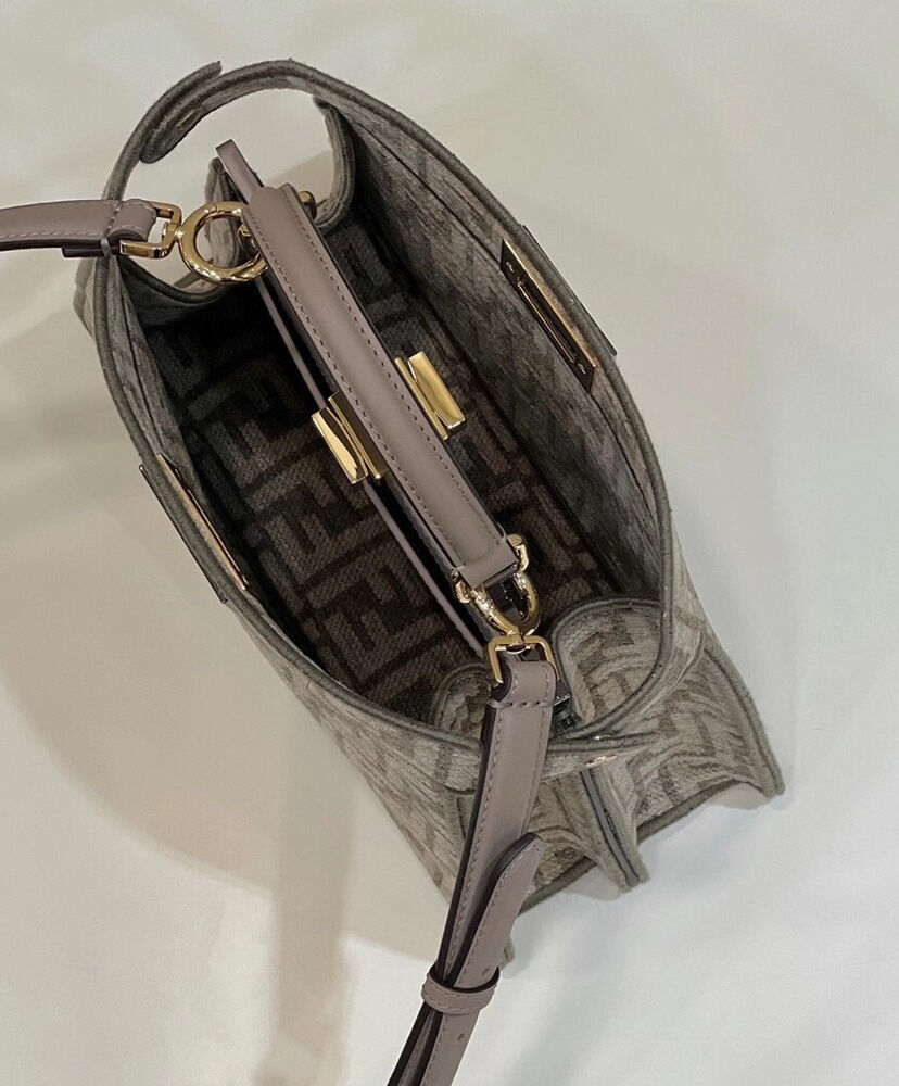 Fendi Peekaboo ISeeU Small 8BN327 Gray