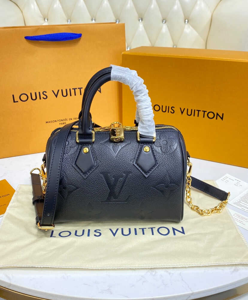 Louis Vuitton Speedy Bandouliere 20 M58953 M59273 Black