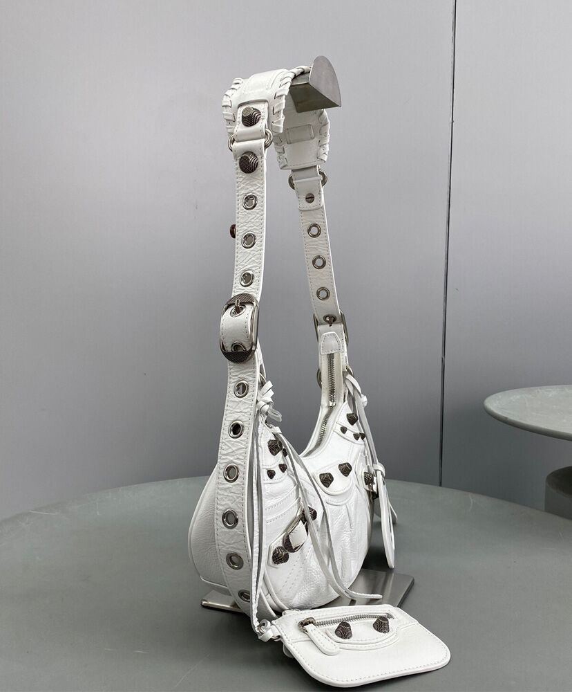 Balenciaga Le Cagole XS Shoulder Bag White