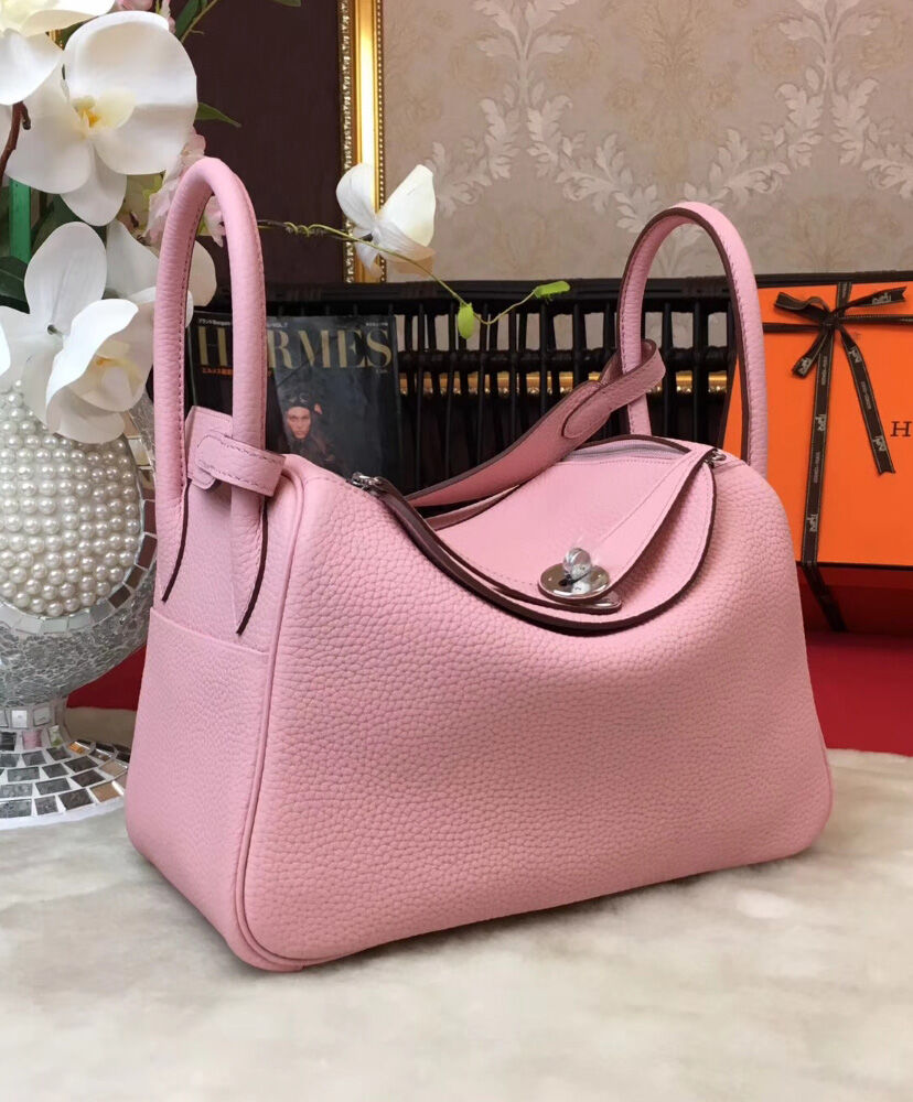 Hermes Linda Bag 26 Togo Leather Pink