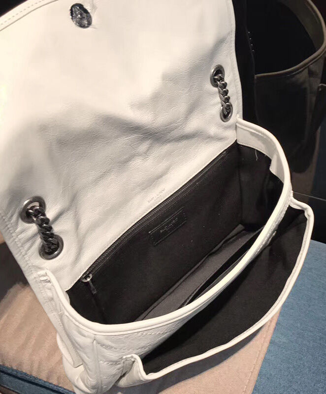 Saint Laurent Large Niki Chain Bag 4988940 White