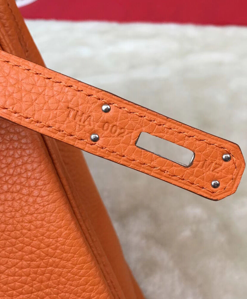 Hermes Kelly Bag 28 Togo Leather Orange