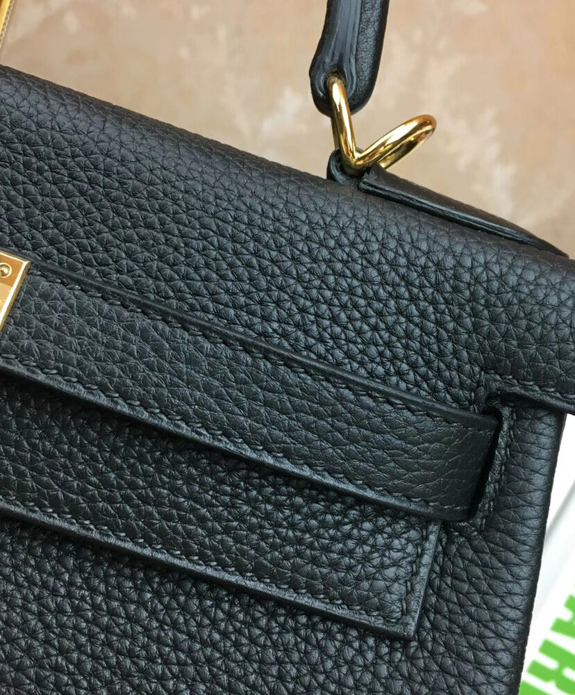 Hermes Kelly Bag 28 Togo Leather Black