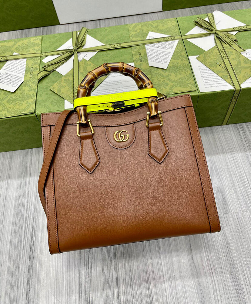 Gucci Diana Small Tote Bag 660195 Coffee