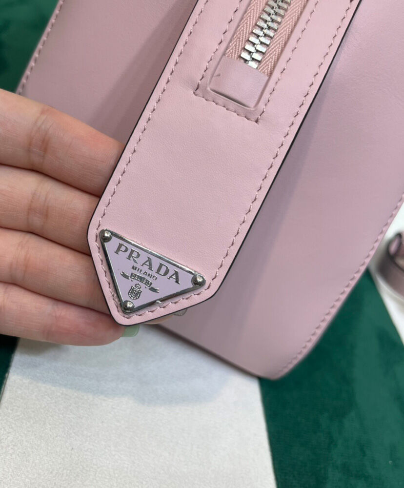 Prada Small Leather Prada Supernova Handbag 1BA366 Pink