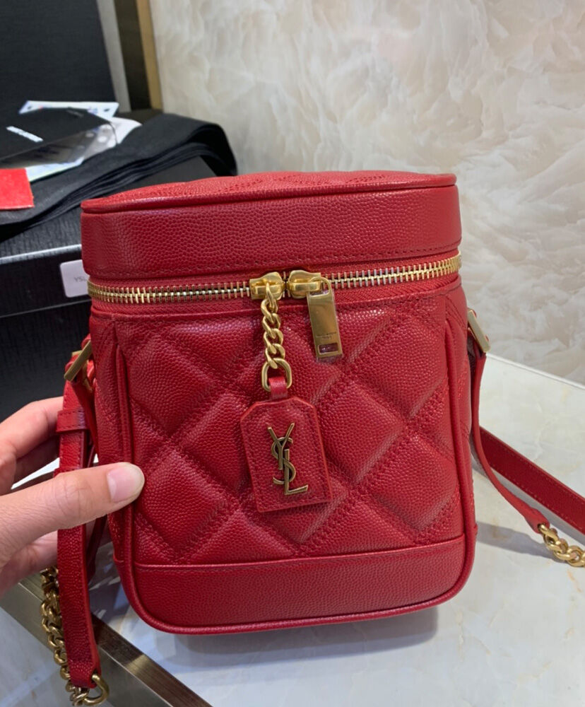 Saint Laurent 80 s Vanity Bag 649779 Red