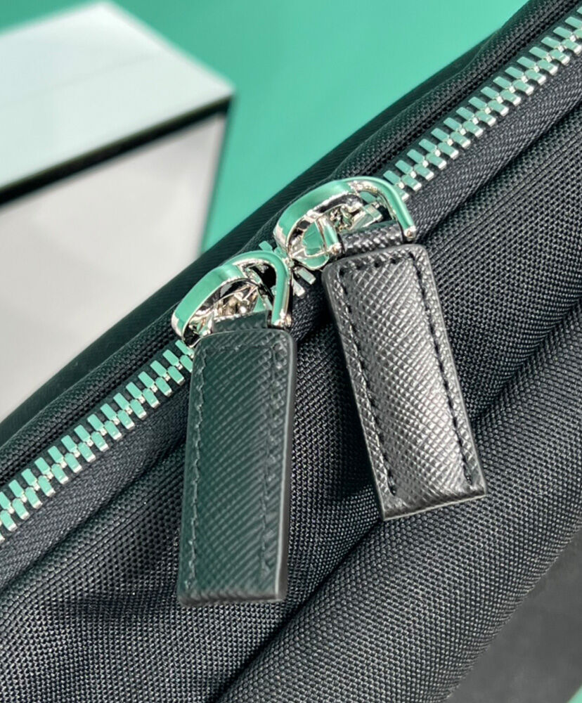 Prada Canvas Hobo Bag 2VY005 Black