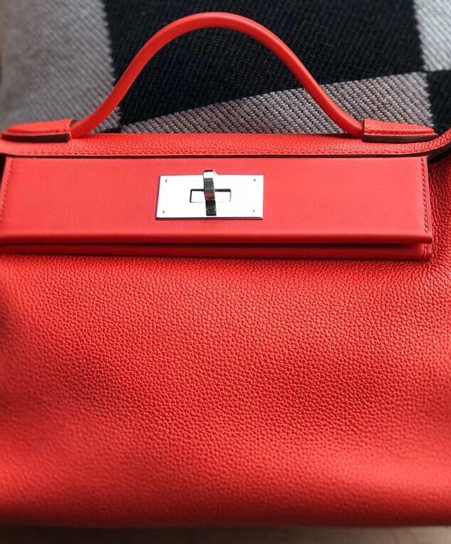 Hermes Sac 24/24 Bag Red