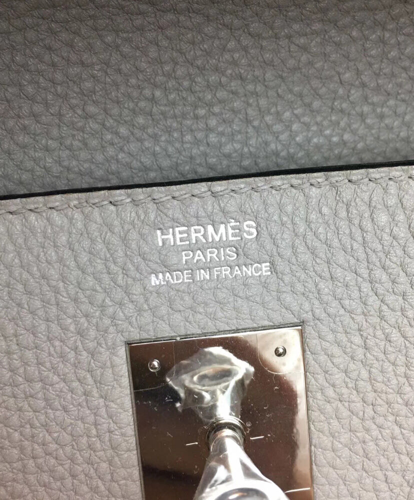 Hermes Kelly Bag 35 Togo Leather Gray