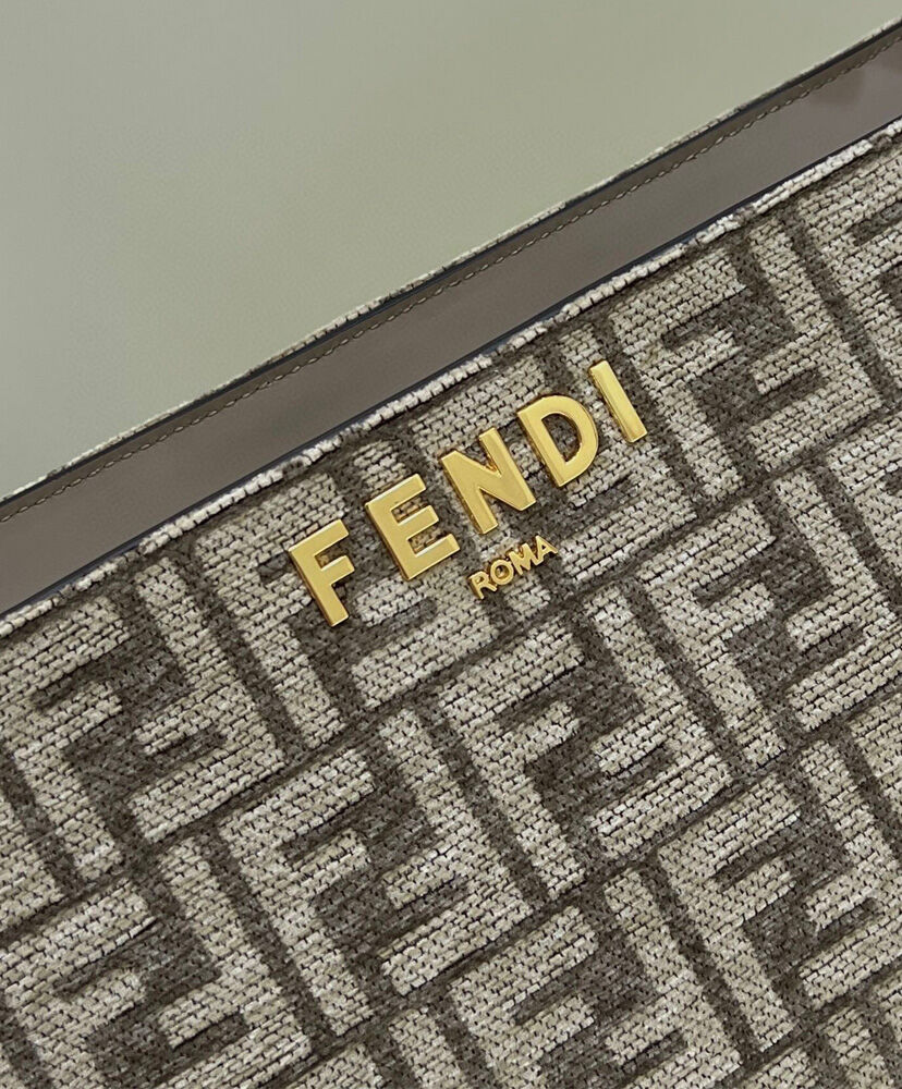 Fendi O Lock Zip 8BR805 Gray