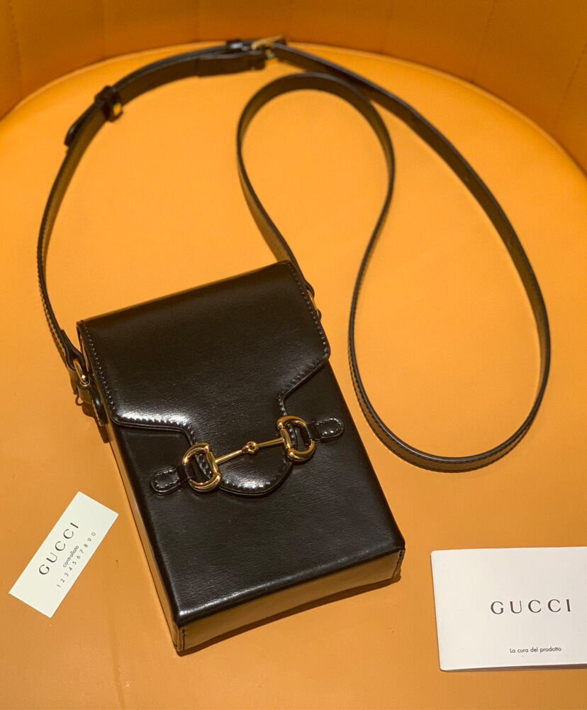 Gucci Horsebit 1955 mini bag 625615 Black