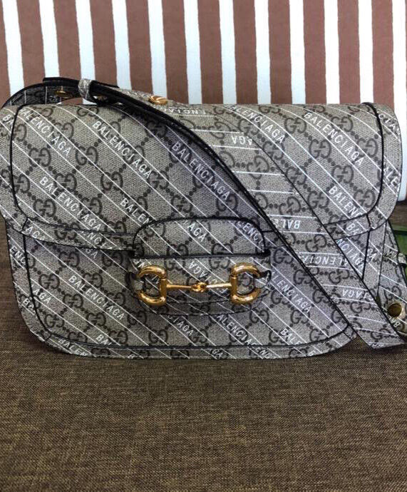 Gucci The Hacker Project Small Gucci Horsebit 1955 Bag 602204 Coffee