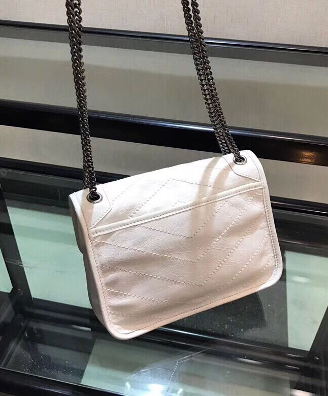 Saint Laurent Baby Niki Chain Bag 5330370 White