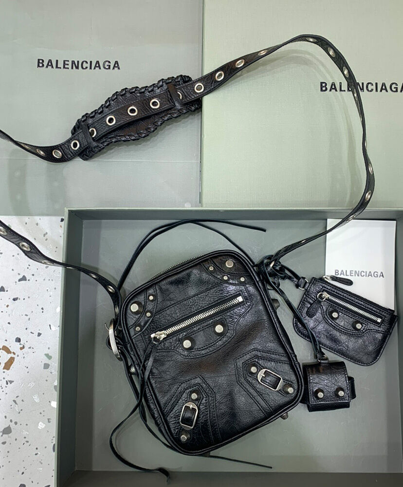 Balenciaga Le Cagole XS Flap Bag Black