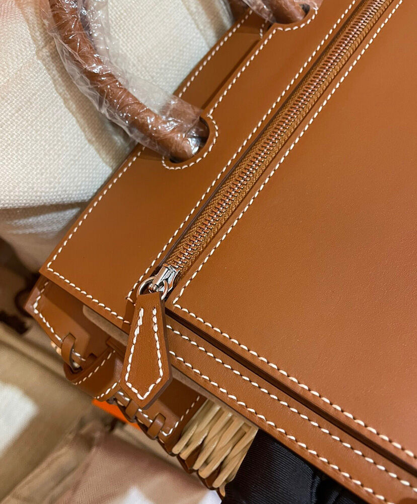 Hermes Birkin 25 Picnic Sellier Coffee